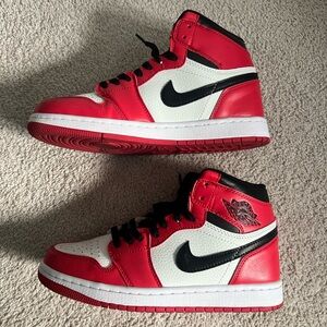 Kids Red and White Sneakers